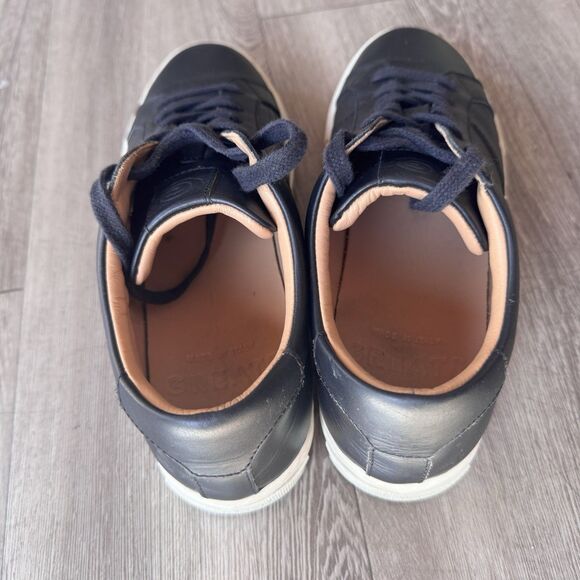 Greats Royale Nero Black Leather Sneakers Made In Italy Unisex US Size 8 EUR 38 - Picture 6 of 14